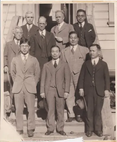 American and Japanese building committeemen