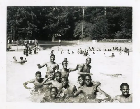The camp pool