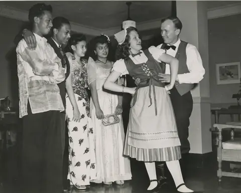 A costume party