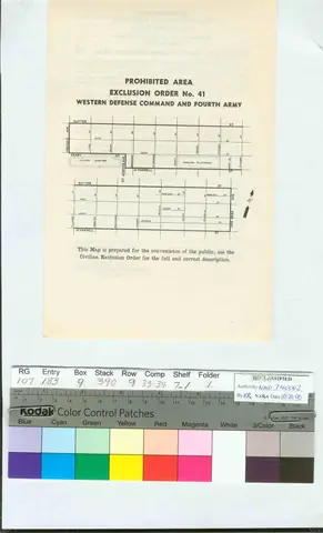 Civilian Exclusion Order No. 41