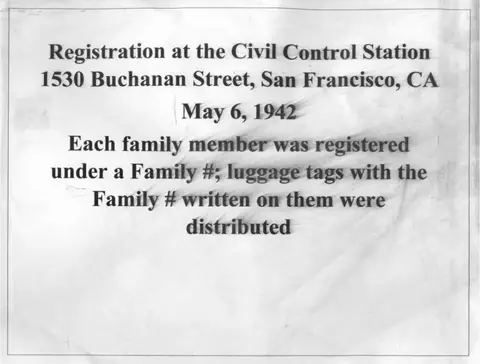Registration at the Civil Control Station, 1530 Buchanan Street