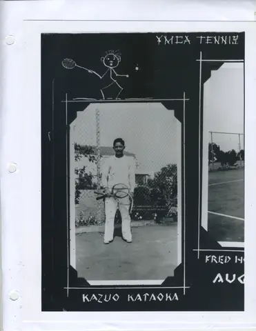 YMCA tennis: Kazuo Kataoka